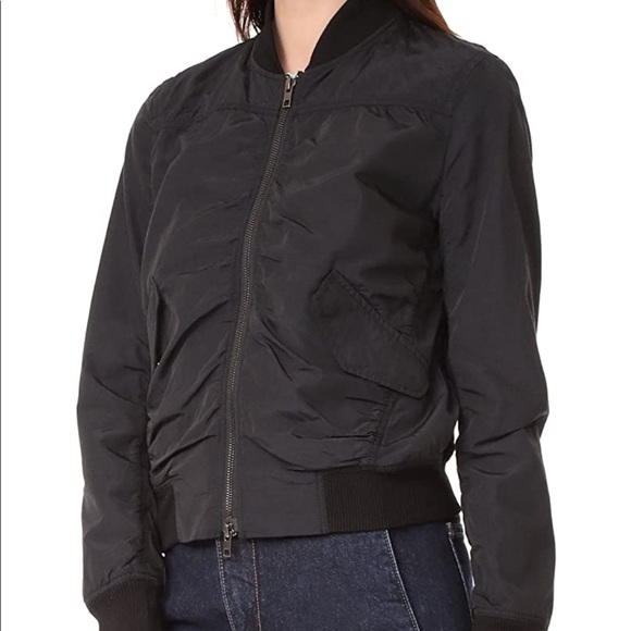 Vince shrunken cropped bomber jacket - Picture 8 of 10